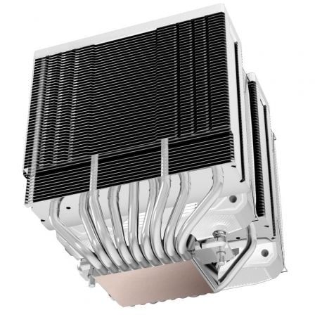 Mars Gaming MCPU-XU9 Disipador CPU Doble Torre 9 Heatpipes Ventiladores 120mm Blanco